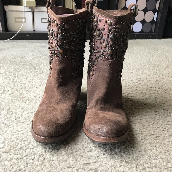 Coralblue ankle boots Sz8 bohemian bootie… - Picture 8 of 8
